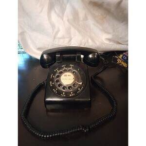 Vintage Western Electric/Bell System Black Rotary Dial Phone CD 500 Telephone